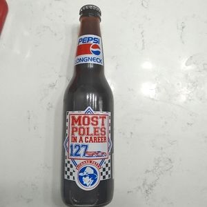 Vintage 1970’s Pepsi Soda Glass Bottle Commemorative Nascar Richard Petty
